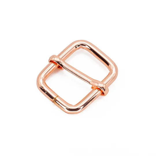 Rose Gold Buckle Handbag Accessories Webbing Hardware Clasp Bag Strap Adjustable Slider Buckles