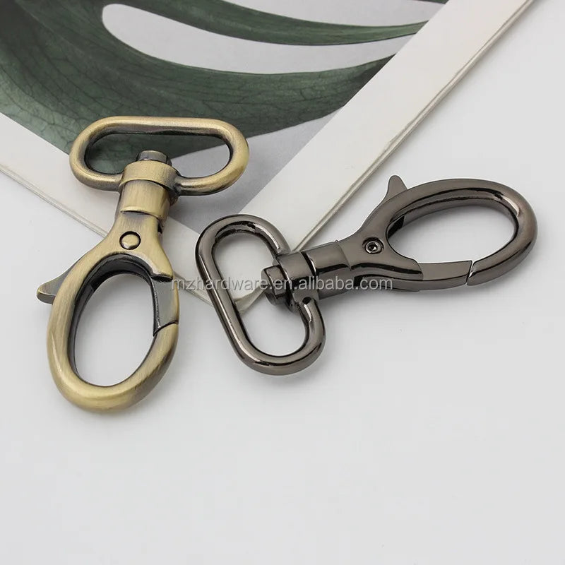 MZ Factory-Direct Adjustable Zinc Alloy Metal Dog Hook Swivel Snap High Quality Handbag Accessories Hardware for Bags