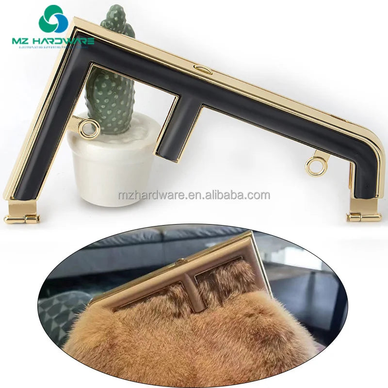 Wholesale Bag Frame Hanger Type  Handle for Handmade Handbag DIY Tote Bag Handle Making
