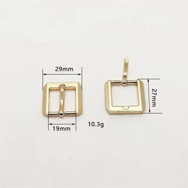 Wholesale Price Belt Bag Webbing Metal Slide Adjustable Buckle Removable Metal Pin Buckle Belt