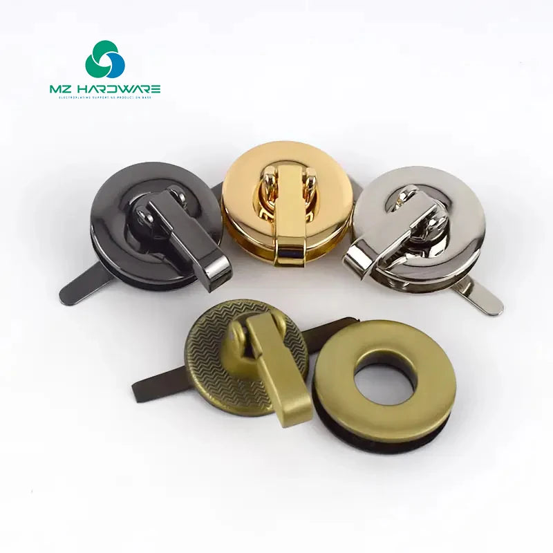MZ Handbag Hardware Accessories Rectangle Handbag Turn Lock Push Lock Twist Lock Hardware for Handbags
