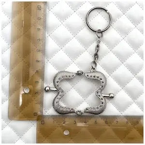 MZhardware Shape Sew on Coin Bag Purse Pouch Bag Clutch Frame ,nickel, Kiss Clasp Lock, for Purse Bag Making Replacement