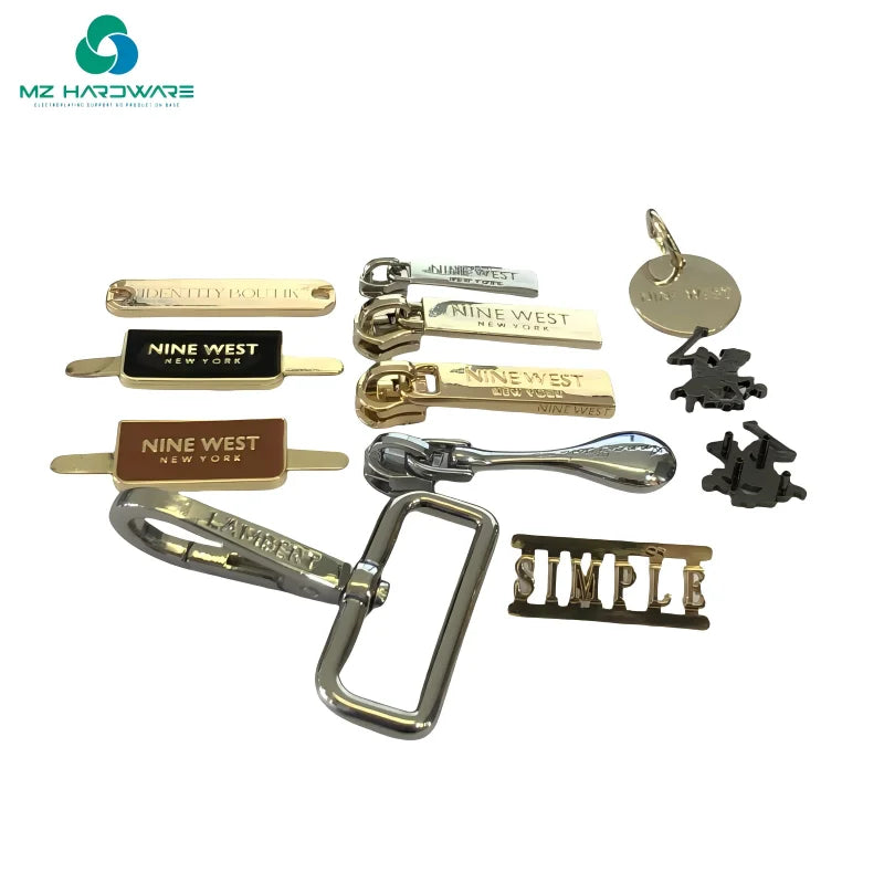 MZhardware Luxury Handbag Hardware Customized Logo High Quality Buckles Metal Snap Hook with Plating for Bag Making Accessories