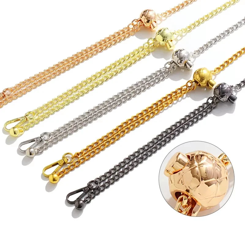 MZhardware  Adjustable Leather Bag Chain Strap Universal Mobile Phone Case Anti-Lost Rope Lanyard Handbag Type