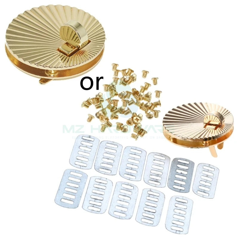 MZhardware High-end Women's Bag Die-cast Alloy Locks Decorative Shell Locks in Stock for DIY Craft Replacement Purse Accessories