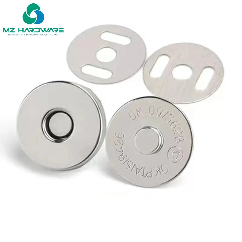 MZhardware 14mm 18mm Magnetic Snap Fasteners Clasps Buttons Handbag Purse Wallet Craft Bags Parts Accessories Adsorption