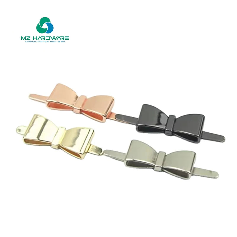 New Design Metal Bag Parts Accessories Handbag Bowknot Rivets Bags Metal Handbag Buckle