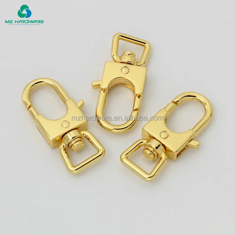MZ Zinc Alloy Metal Swivel Snap Hook Plated Swivel Eye Bolt Trigger Snap Clips & Pet Snap Hook for Handbags and Luggage