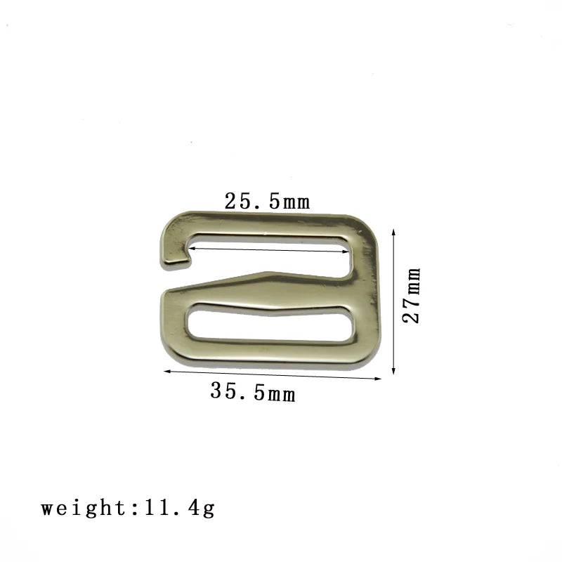 Hot Selling Costume Bag Hardware Buckle Adjustable G Hook Buckle Webbing Slide Buckles G Hook