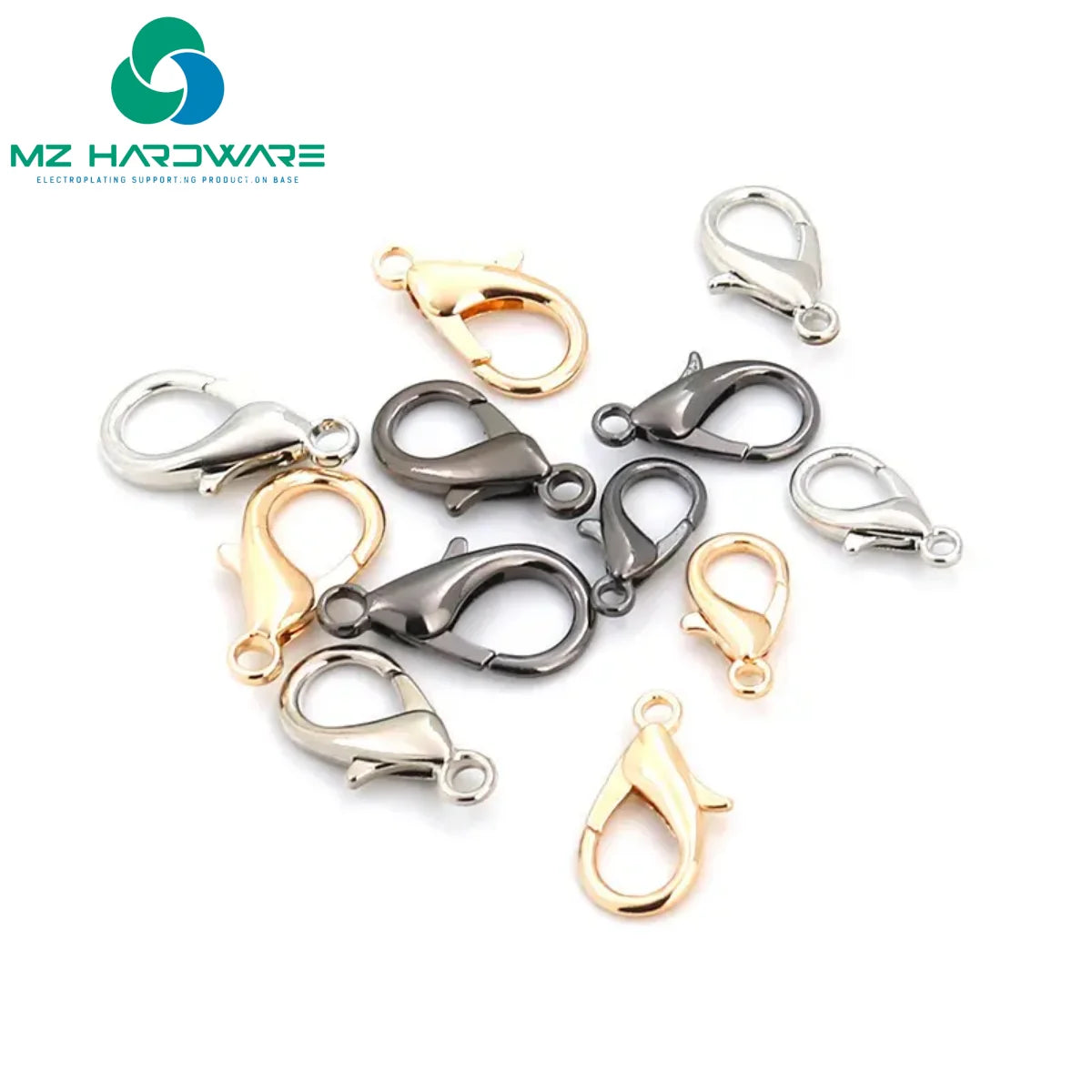 Stainless Steel Accessories Lobster Claw Clasp Snap Hook Keychain Snap Swivel Key Ring Hooks Bag Parts
