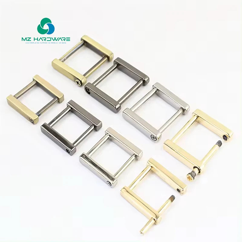 Handbag and Luggage Hardware Accessories Belt Buckles Metal Square Ring Buckle for Handbags