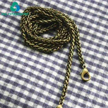 MZhardware Metal Replacement Purse Chain Shoulder Crossbody Bag Strap for Cluth Bag, Small Handbag Handle