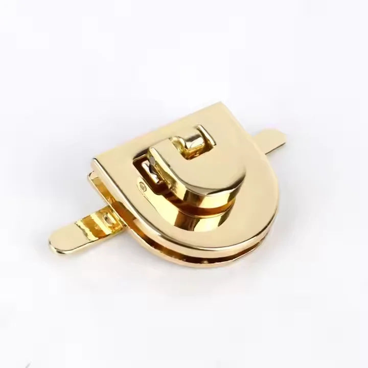 MZ Hardware Fashion Handbag Hardware Accessories Purse Closure Clasp Bag High Quality Lock for Bag Making