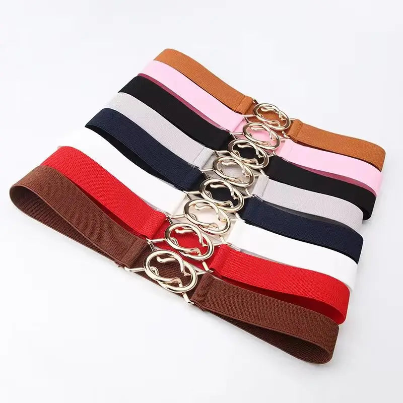 Metal Interlock Buckle 50mm Gold Front Closure Buckle for Belt  Interlocked Belt Buckle,Plating for Handbag Making
