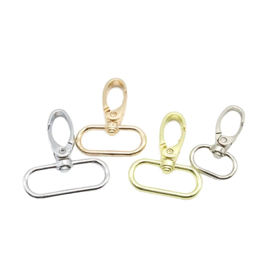 Wholesale Swivel Snap Hook Light Gold 20mm/25mm Handbag Hardware Accessories Swivel Metal Snap Hook Buckle DIY Hardware