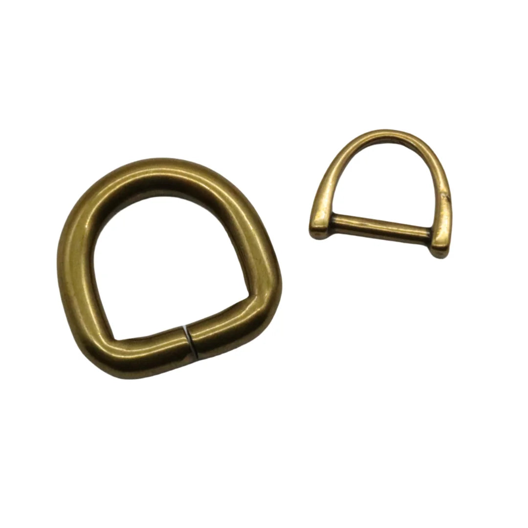 High Quality Metal D Ring Buckle Clasp 16-50mm Customized Logo  Luggage Backpack Handbag Hardware Bag Parts D Rings Accessories