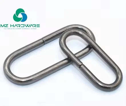Iron Oval Buckle 4.8 Wire Diameter Eco-Friendly Stylish Accessories for Bags Metal Accessories 100 Pieces Per Pack