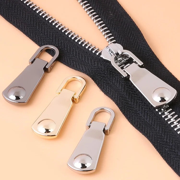 Metal Zipper Custom Zipper Accessories Hot Selling Rainbow Metal Zip Bag Puller for Nylon Zipper Luggage Clothing