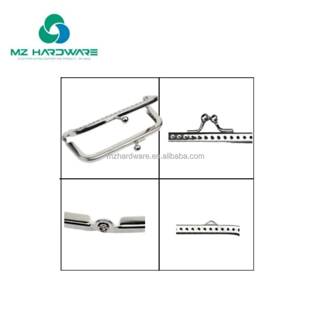 MZhardware Square Shape Purse Frame Metal Frame for Purse DIY Bag Accessories 6.5CM 8.5CM 10.5CM 12.5CM 15CM 18CM 20CM