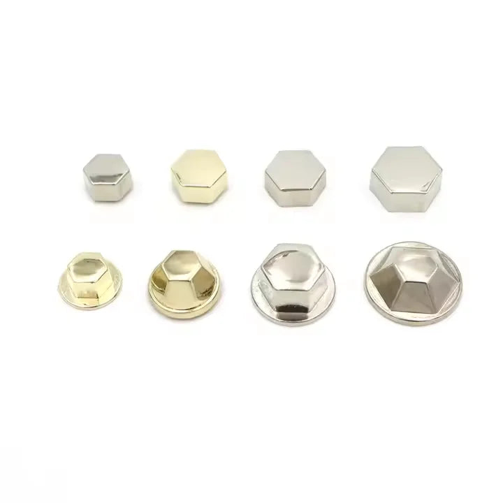 MZ Customized Color Chicago Screws Stainless Steel Decorative Round Head Button Rivets Studs Different Shapes for Leather Belt