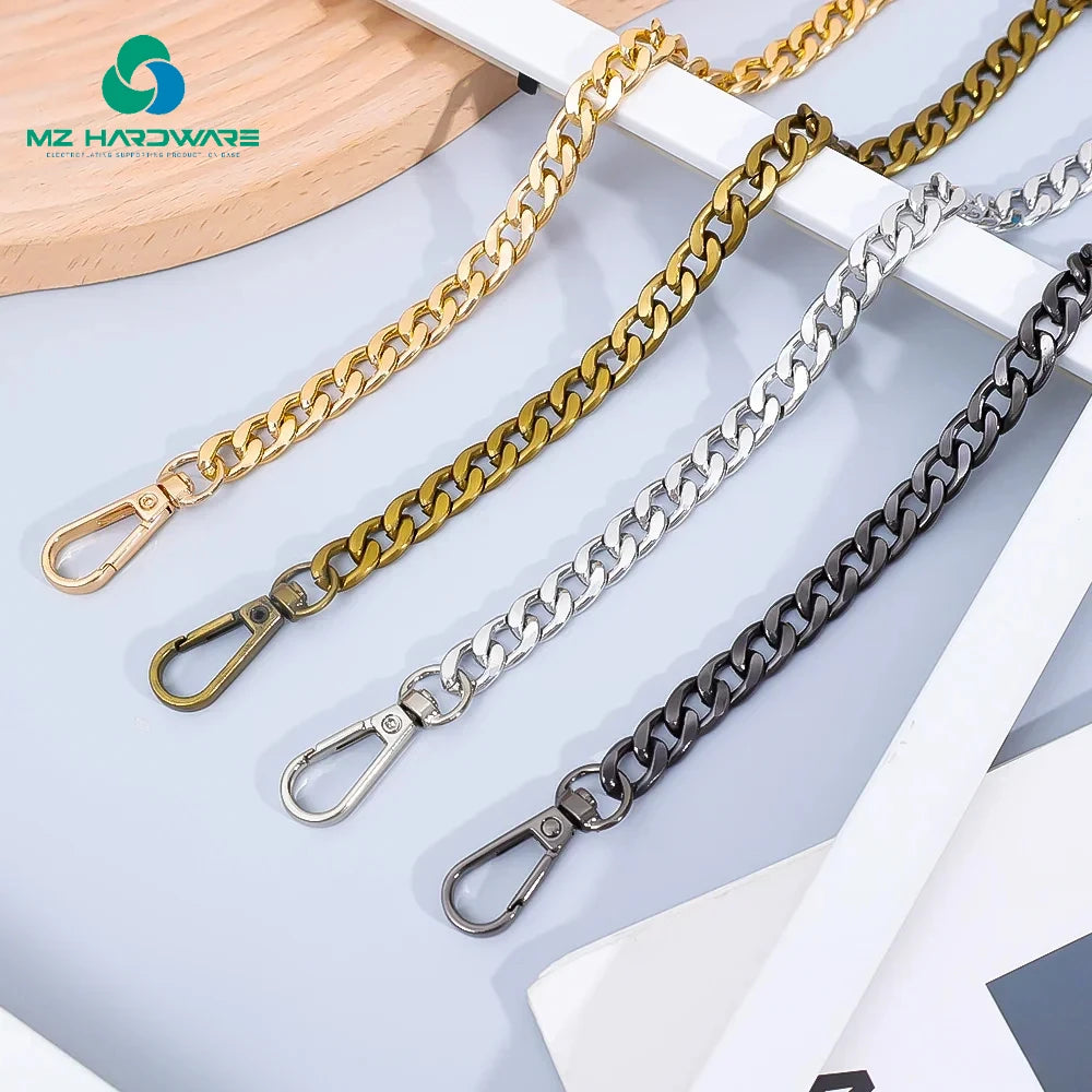 MZhardware New Bag Chain Gold Sliver Metal Handbag Bag Accessory Chain Strap Custom Metal Chains for Bags