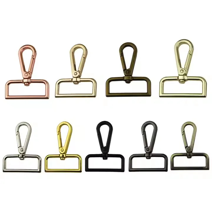 High Quality Metal Snap Hook Different Sizes Dog Buckles for Handbag Making Plated Finish for Different Types of Bags