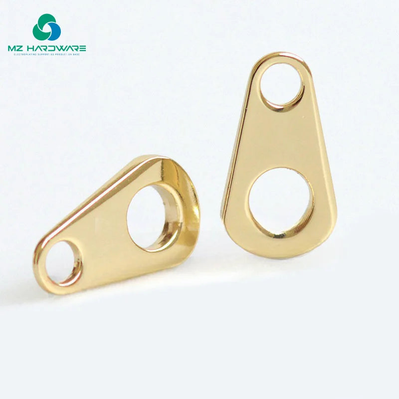 Wholesale Price Clothes Alloy Gold Zip Head Metal Zipper Puller Custom Zipper Pull for Bag