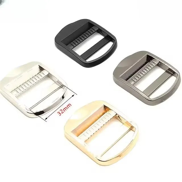 MZhardware Good Quality Belt Bag Webbing Metal Slide Adjustable Buckle Slide Adjustable Metal Buckle for Belt