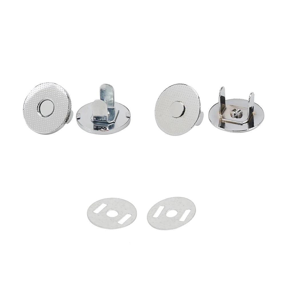 Sewing 14mm 18mm Round Metal Magnetic Snap Button for Bag Handbag Purse Wallet