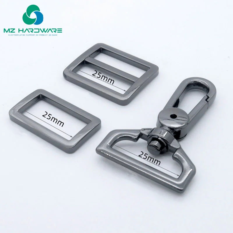 Personalizado Bolso Accesorios Set De Alta Calidad a Valor Bajo Rectangulo Anillo Slider Hebilla Snap Gancho Para Bolso