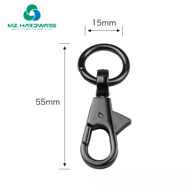 Wholesale Higher Quality Snap Hook Clasp Leather Goods Connection Metal Lobster Claw Clasps for Key Dog Clasp Hardware for Diy