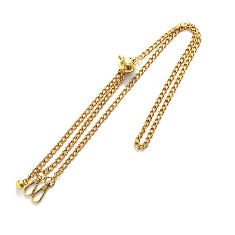 Metal Bag Chain Detachable  Shoulder Bag Strap Replacement Shoulder for Handbag Chain DIY Handle Heavy Strong Metal Chain