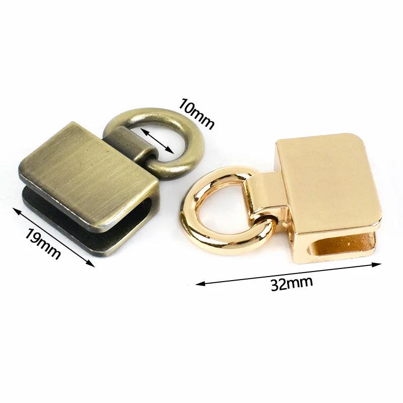 Hot Sale High Quality Gold Plated Leather Bag Handles Metal Hardware Accessories and Handbag Strap Clasp