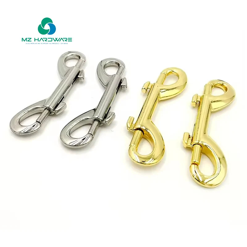 High Quality Zinc Alloy Steel Double Eye Snaps Double-Ended Portable Bag Hanger Pet Bag Accessory Hardware for Decorations