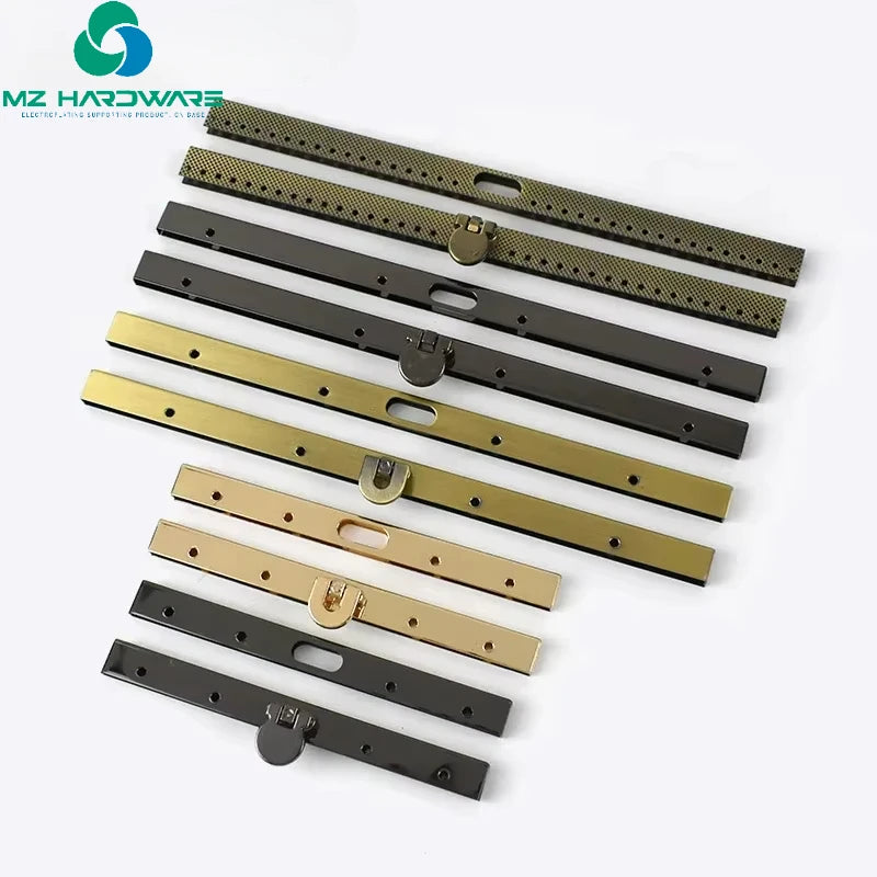 MZhardware 12.5/14/19cm Metal Wallet Frame Locks Coins Buckles Purse Kiss Lock Clasp DIY Bag Parts Hardware Decor Accessories