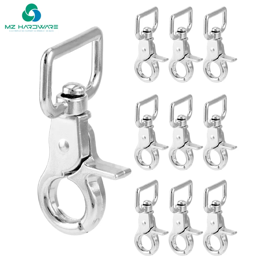 Quick Release Metal Lobster Clasp Dog Buckles Metal Swivel Trigger Lobster Clasp Swivell Hook Snap for Handbag