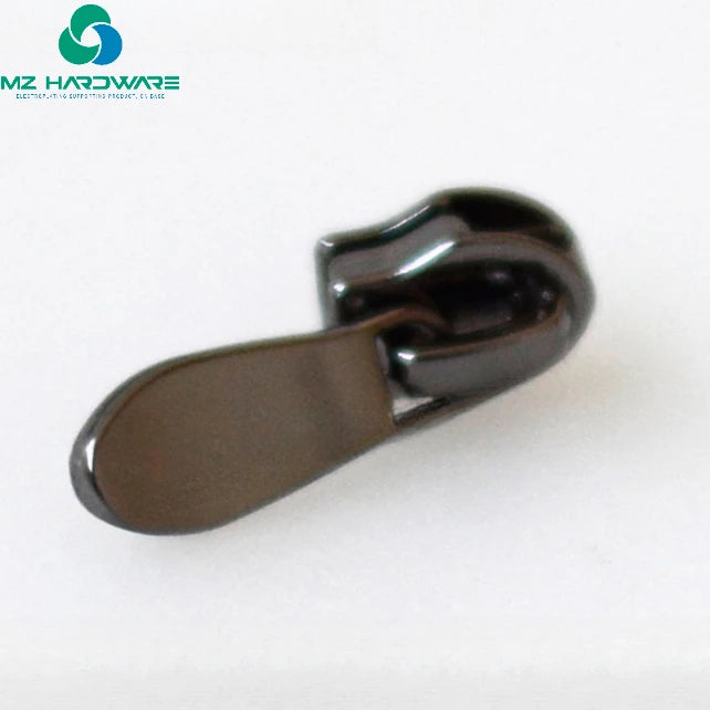 MZhardware Custom Logo Auto Lock for Clothes Apparel Non-Locking Paint Metal Zinc Alloy Zip Slider Special Bag Parts Accessories