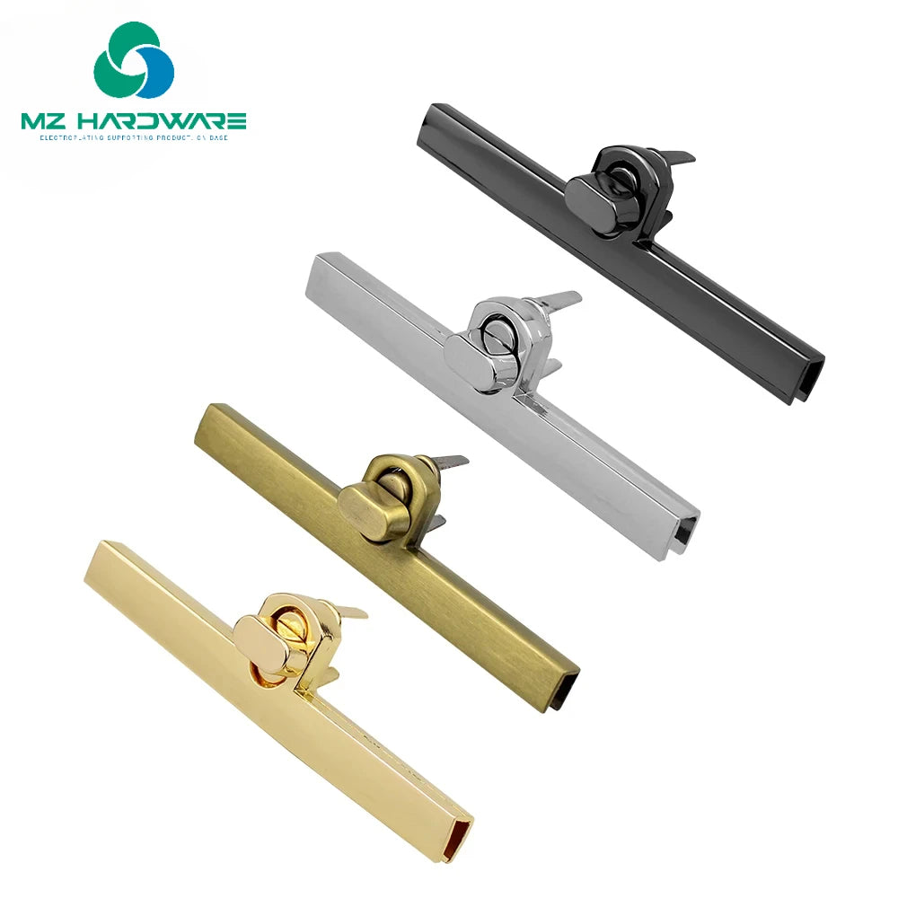 Wholesale Metal Bag Tape Turn Lock Twist Lock Clasp Buckles Leather Craft Women Bag Handbag Shoulder Bag Purse DIY Hardware