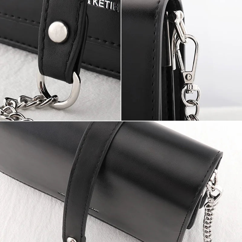 Women's Bag Chain Shoulder Bag Strap Metal Hardware Leather Bag Metal Accessories Type Chain Custom Length