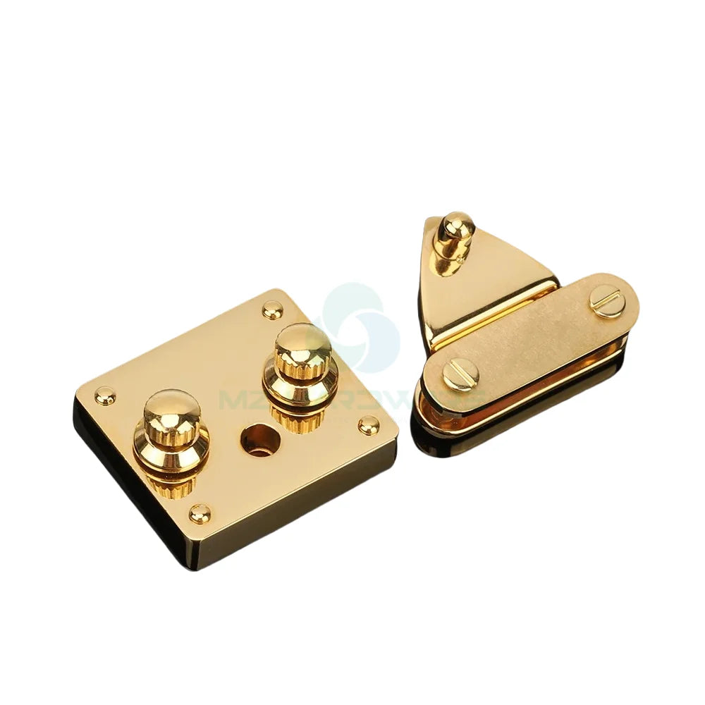 MZhardware Custom Metal Push Lock Hardware Fittings Factory Design Press Handbag Logo Color Custom Bag DIY Bag Accessories