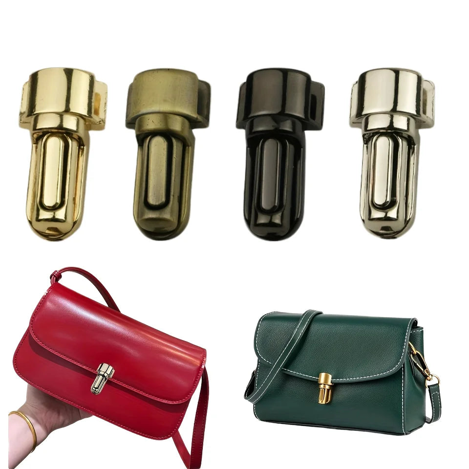 MZhardware High Quality Metal Mortise Lock Single Word Bag Lock for Backpack and Leather Bag DIY Accessories