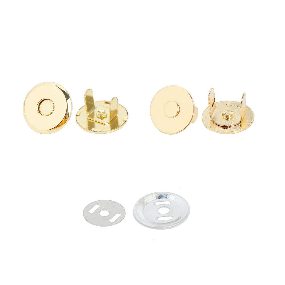 Sewing 14mm 18mm Round Metal Magnetic Snap Button for Bag Handbag Purse Wallet