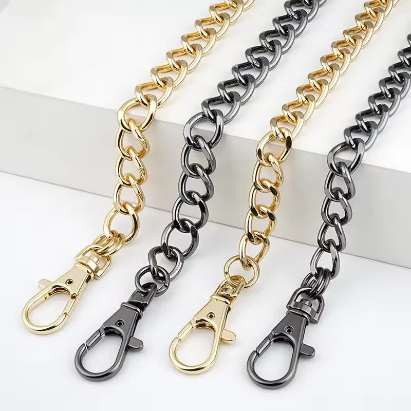MZhardware Women Gold Metal Handbag Bag Accessory Chain Strap Chains for Bags Luxury Handbag Chain