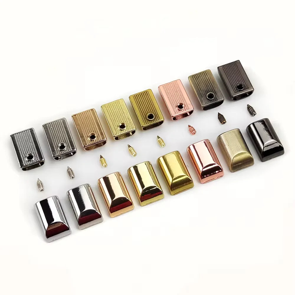 Wholesale Price Metal Zipper End Bags Hardware Accessories Metal Zipper Puller Strap End Purse Clasp Metal Clip Handbag Hardware