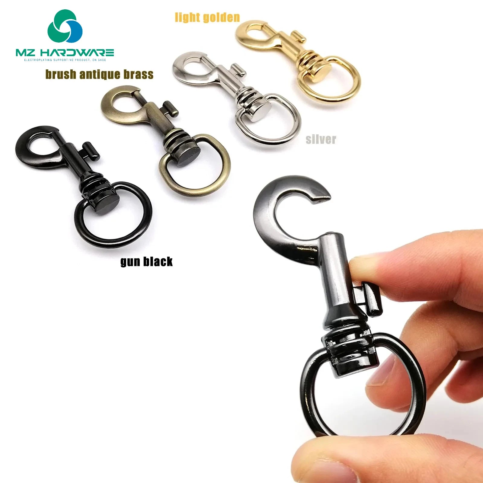 Higher Quality Swivel Snap Hooks Clasps Heavy Duty Swivel Snap Hook Metal Swivel Snap Hook for Bag Handbag