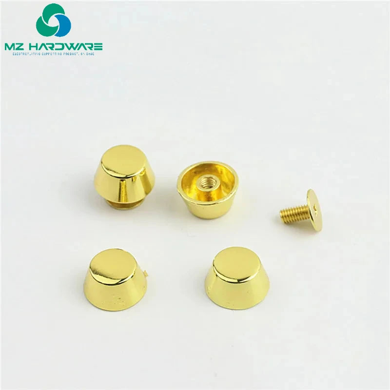 MZhardware Metal High Quality Leather Bag Handbag Purse Bottom Protecting Feet Nail Stud Belt Screwback Button Rivet Spike