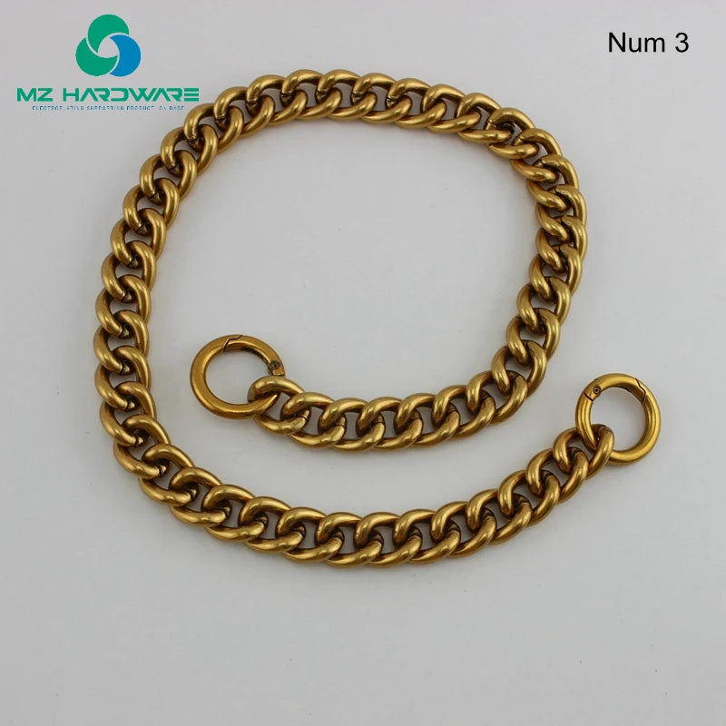 MZhardware Metal Chain Strap for Bags Diy Hardware Handles Crossbody Accessories for Handbag Replacement Purse Chain