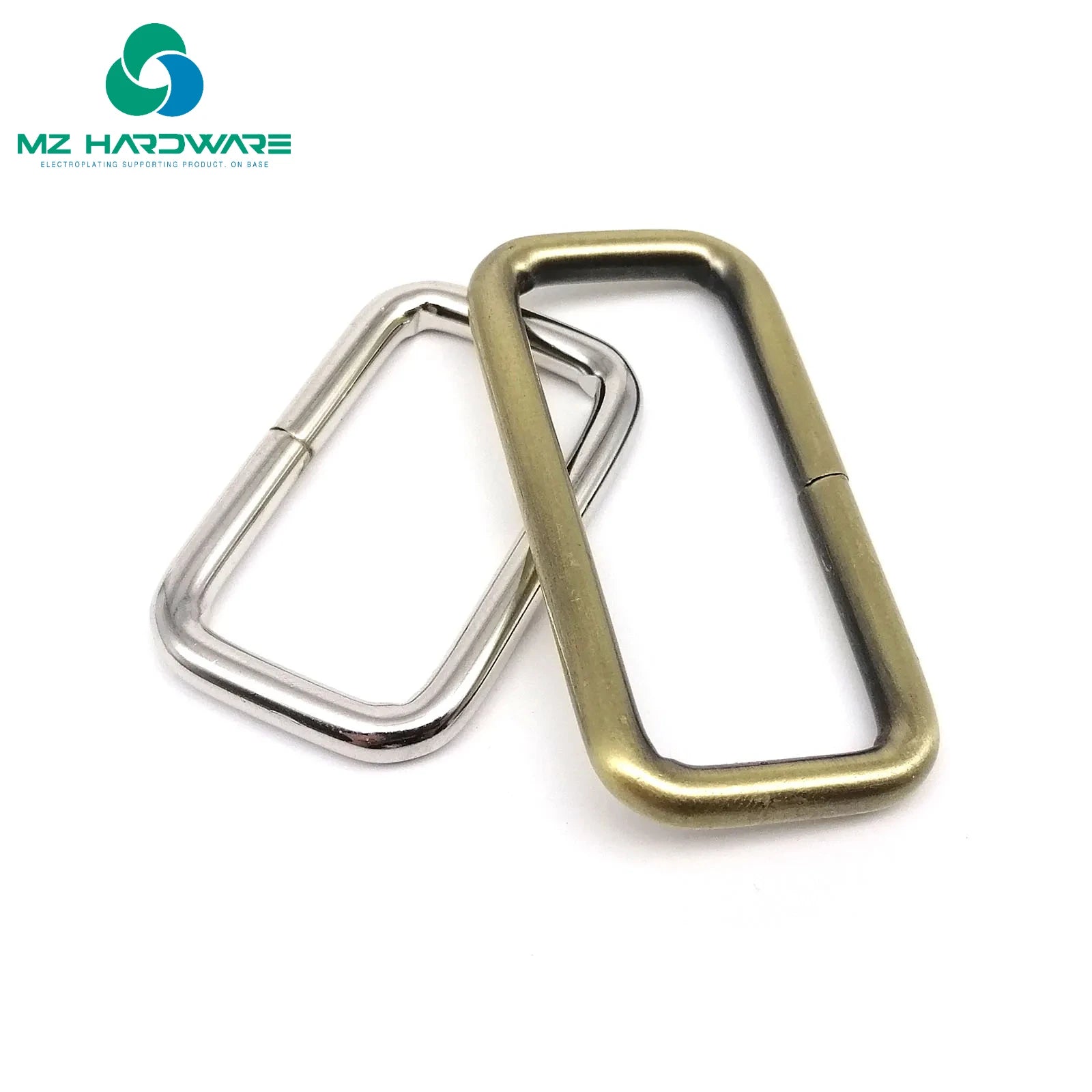 MZ Metal High Quality Thickened Square Buckle Clasp for DIY Bag Strap Accessories Handbag Leather Bag Strap Belt Dog Collar