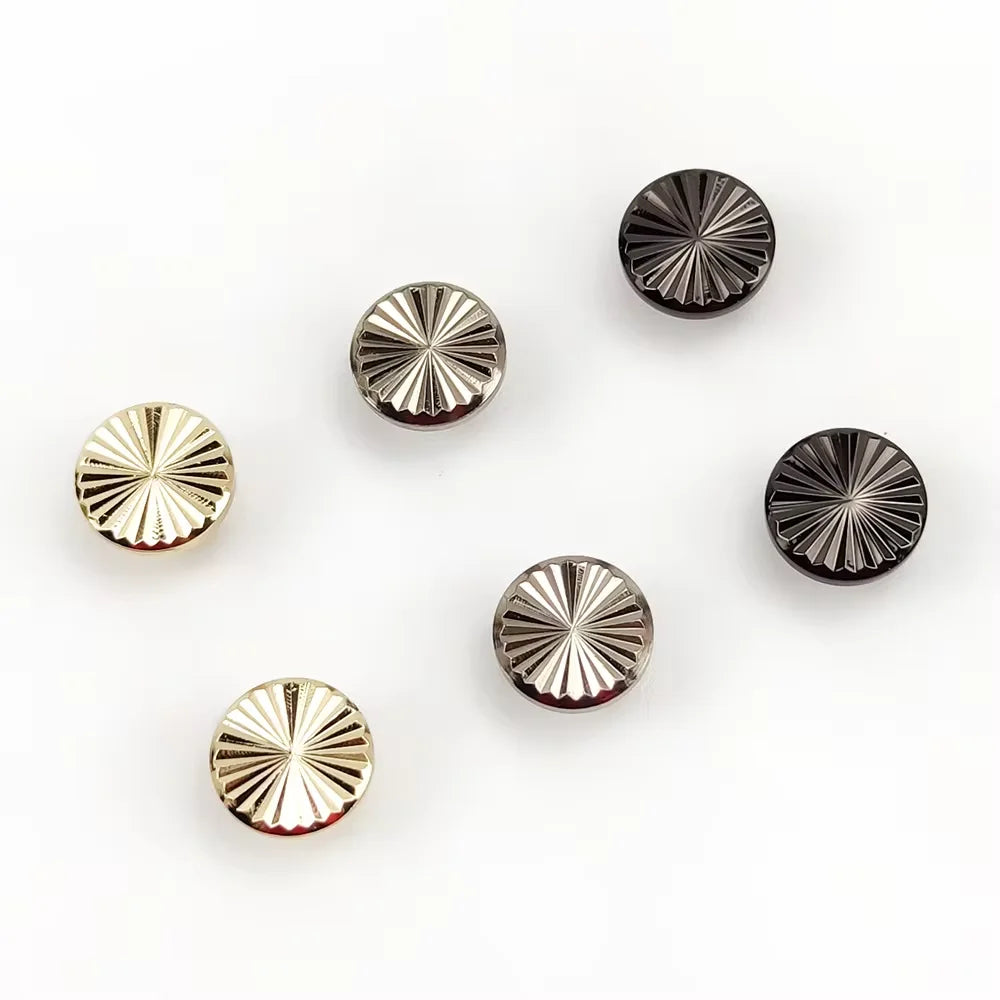 MZhardware New Design Double Cap Rivets Stainless Steel Chicago Screw Black for Leather Belt Bags