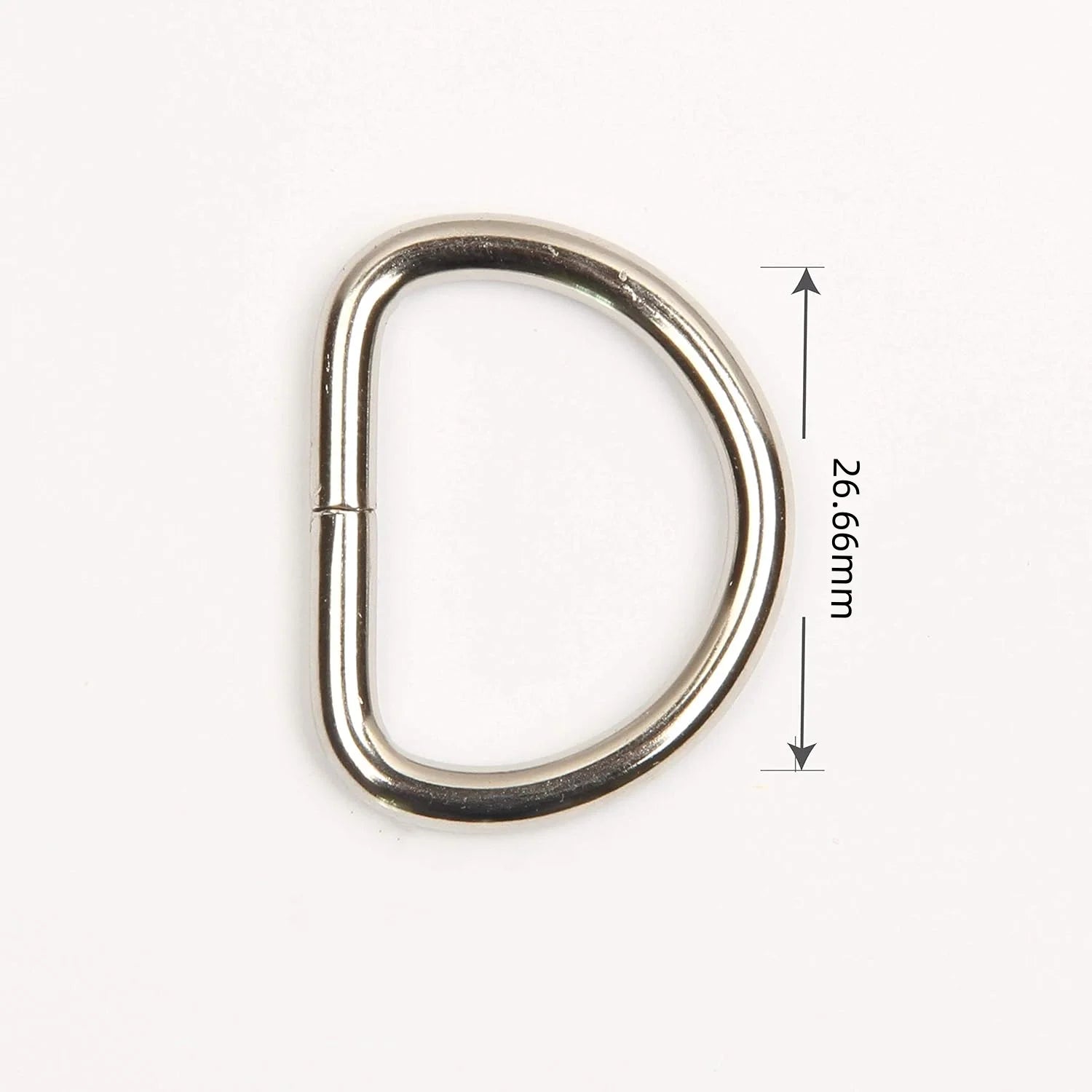 MZ Hardware High Quality Hook Eco-friendly Swivel Hook With D Rings  for Sewing, DIY Craft, Handbag, Purses (Silver)